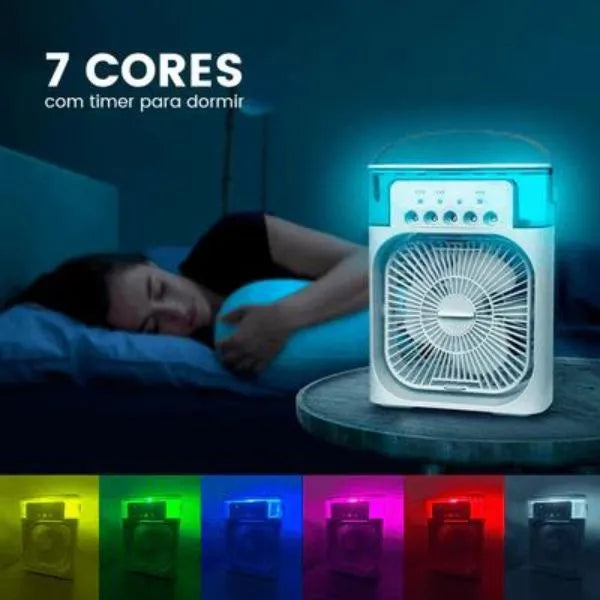 Mini Ventilador e Umidificador de Ar Portátil Castiliani
