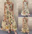 Vestido Flora Longo sem Mangas