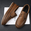 Mocassim Dockside Masculino de Couro Paolo
