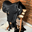 Sela Infantil Com Aba Reibaixada Preta