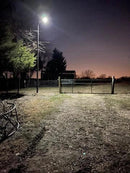 Kit 3 Luminárias LED Solar para Chácaras, Quintal, Comércio e Ruas - Parede ou Poste