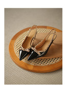 Scarpin Lays Bicolor com Spikes