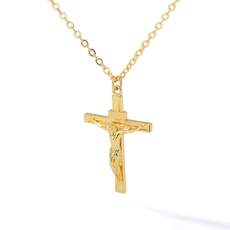 Corrente Jesus Cristo - Jóia Folheada a Ouro