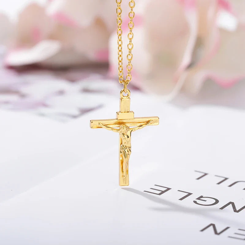 Corrente Jesus Cristo - Jóia Folheada a Ouro