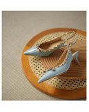 Scarpin Lays Bicolor com Spikes