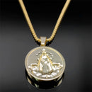 COLAR NOSSA SENHORA - FOLHEADO A OURO + FRETE GRATUITO