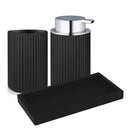 Kit Luxo para Banheiro com Dispenser de Espuma e Organizador Castiliani