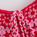 Vestido Mirian Longo Detalhe em Crochê