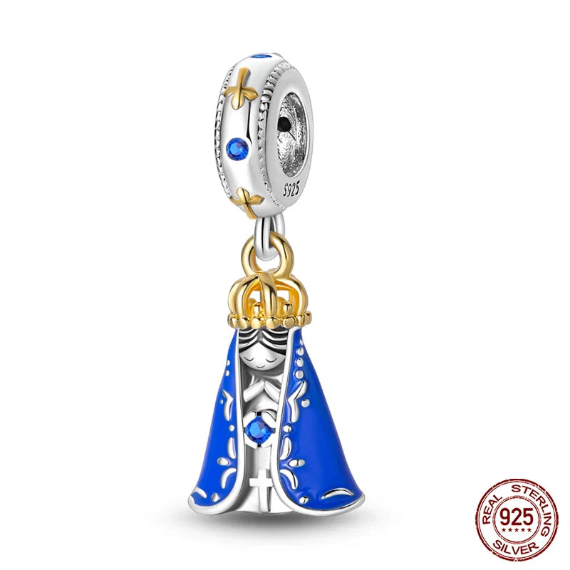 Berloque em Prata 925 - Nossa Senhora Aparecida