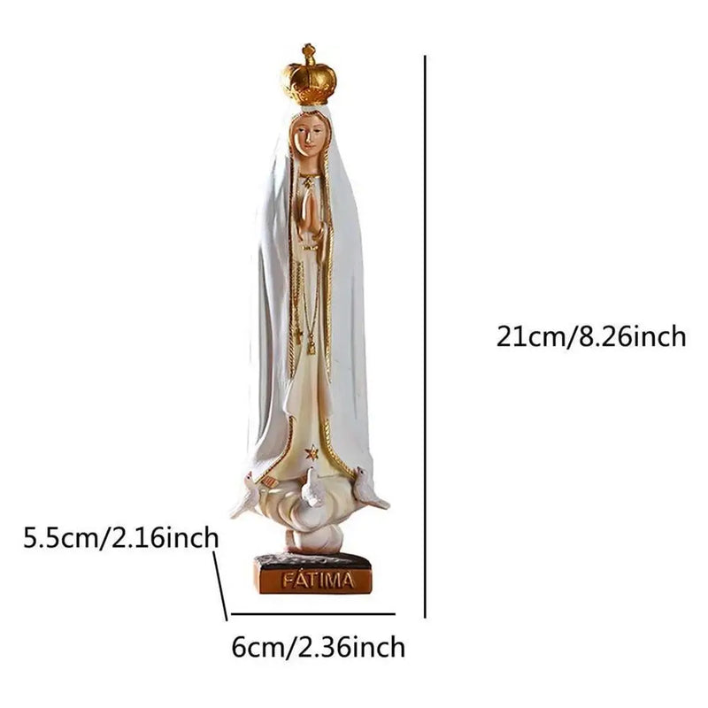 Imagem Nossa Senhora de Fátima - Decoração Minimalista