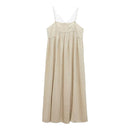 Vestido Cecí Midi Pala Bordada e Decote nas Costas