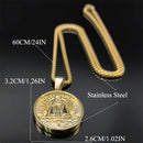 COLAR NOSSA SENHORA - FOLHEADO A OURO + FRETE GRATUITO