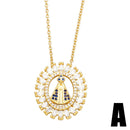 Colar Nossa Senhora Aparecida - Folheado a Ouro com Zircônias