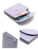 Carteira Feminina Compacta em Couro Modern Slim