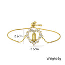 Bracelete Virgem Maria - Folheado a ouro