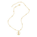 Colar Nossa Senhora Aparecida - Folheado a Ouro com Zircônias