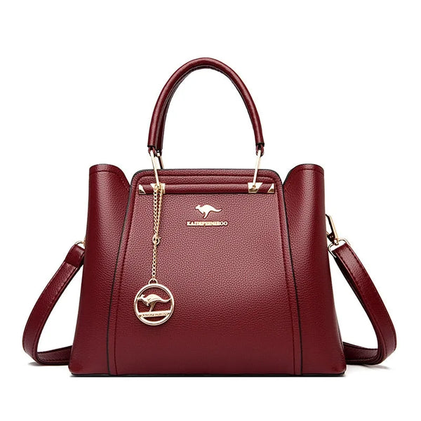 Bolsa Feminina de Couro Legítimo Transversal Luxuosa - Style Couer