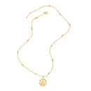 Colar Nossa Senhora Aparecida - Folheado a Ouro com Zircônias