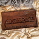 Última Ceia Ícones de Escultura Religiosa Presentes em Madeira Arte de Parede