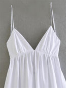 Vestido Liz Midi Recorte Abaixo do Busto