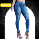 Kit 3 Calças Jeans Modeladoras + Cinto Fivela Argola Dupla de Brinde