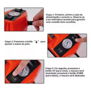 Kit Macaco Elétrico 4 em 1 (Macaco, Compressor de ar Chave de Impacto) 12V