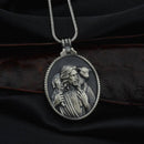 Colar Cristão Pastor Jesus Cristo com Cordeiro